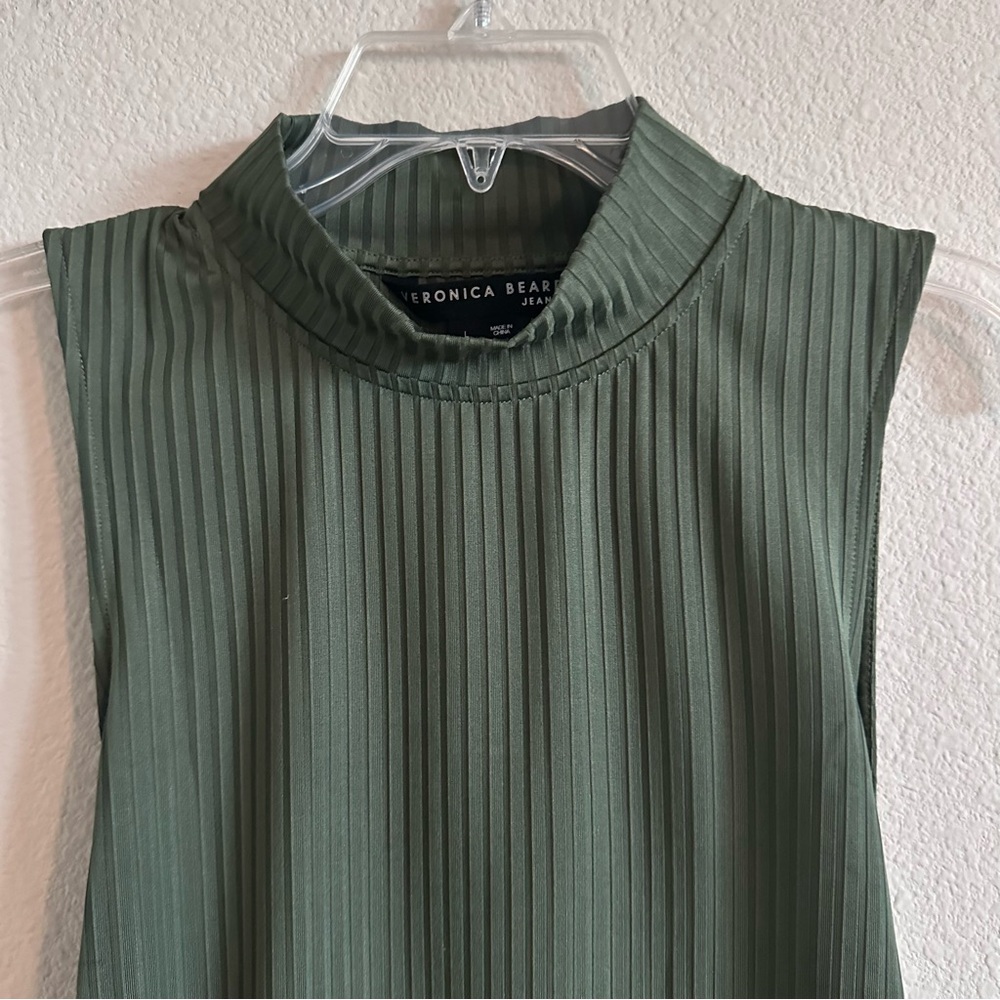 Veronica Beard Mobler Tank in Army Green Sz Large - Picture 5 of 13